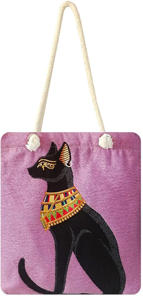 Egyptian Cat Handmade Tote Bag
