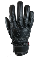 Silver Lake Leather Gloves - Gold | Black.