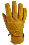 Silver Lake Leather Gloves - Gold | Black.